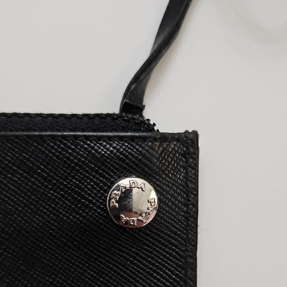 Prada Black Leather Key Pouch - Picture 8 of 16